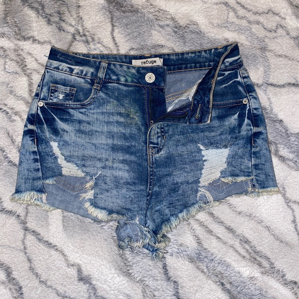 “Refuge” Denim Shorts